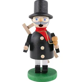 Richard Glässer GmbH Seiffen Räuchermann Essenkehrer 11 cm schwarz