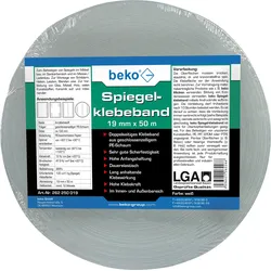 beko Spiegelklebeband, Breite 19 mm-50 m