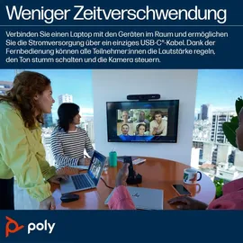 Poly Studio R30 - 4K USB-Video-Bar für dein Huddle- oder Focus-Room