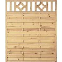 Tetzner & Jentzsch Sichtschutzelement 150 x 180 cm Braun/Holz