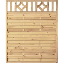 Tetzner & Jentzsch Sichtschutzelement 150 x 180 cm Braun/Holz
