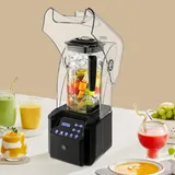 Mixer für Smoothies und Lebensmittelverarbeitung, Mixer Smoothie Maker Multifunktionsmixer 2200W Touch Screen Schalldichter Hochleistungsmixer Blender Für gefrorene Früchte, Eis, Gemüse, Shakes