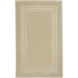 KLEINE WOLKE Frottiervorleger Lodge Sandbeige 80 x 50 cm