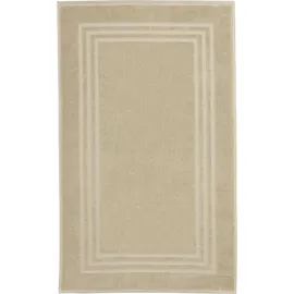 KLEINE WOLKE Frottiervorleger Lodge Sandbeige 80 x 50 cm