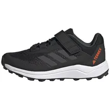 adidas Terrex Agravic Flow Hook-and-Loop Trail Running Shoes Trailrunning-Schuhe, core Black/Solid Grey/solar red, 30 EU