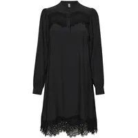 Culture Kleid Blusenkleid Schwarz XS
