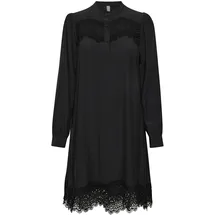 Culture Kleid Blusenkleid Schwarz XS