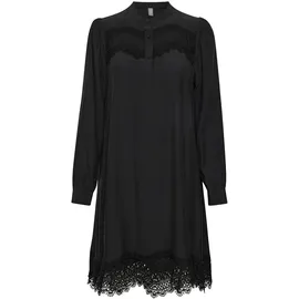 Culture Kleid Blusenkleid Schwarz XS