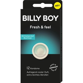 Billy Boy Fresh & Feel Kondome | aufregend cooler Duft | extra leichtes Abrollen | 12er Stück, 11134478