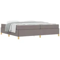 VidaXL Bettrahmen mit Matratze Taupe 200 x 200 cm