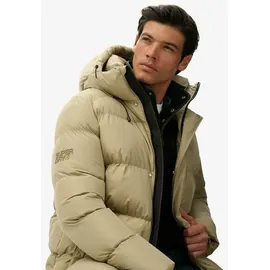 Superdry 5 Baffle Sports Steppjacke - Winter Twig Beige - M