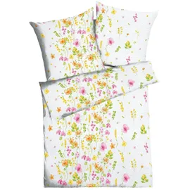Traumschlaf Bijoux Sonne Floral Gelb 155 x 220 cm + 80 x 80 cm