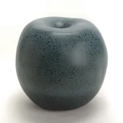 Zierapfel 31 cm - Schwarz Rund Sandstein Amadeus 31x31 cm