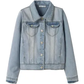 NAME IT Mädchen Nkfstar Dnm Jacket 2210-sr Noos, Light Blue Denim, 134 - 134