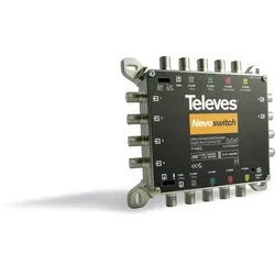 Televes MS56NCQ, 5 Eingänge, 6 Ausgänge, 950 - 2400 MHz, 47 - 862 MHz, IP20, 40