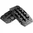 Wiltec Sandbleche Paar 581 x 295 x 65 mm bis 7 t, 2er Set Anfahrhilfe für Wohnmobil, Bergeboards Traktionshilfe für Sand, Schlamm und Schnee