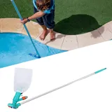 Unterwasser-poolsauger Mit Filter Und Bürste Für Aufstellpools, Teiche Und Springbrunnen (kunststoff, 118,5 Cm, Standardrohr, 5-teilig, 1 Set)