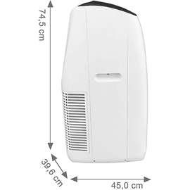 Be Cool BECOOL BC12KL2101FA+ Klimagerät Weiß/Schwarz (Max. Raumgröße: 105 m3, EEK: A+)