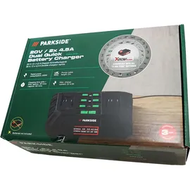 Parkside HEADNMORE® Bundle - PARKSIDE® 20V Akku Doppelladegerät PDSLG 20 + 2x 8Ah Smart Akku 8 Ah + HEADNMORE® Schlüsselanhänger