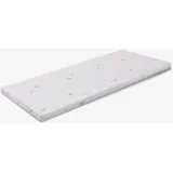 MiaSuite Topper aus Waterfoam 85x190 - 5 cm hoch, abziehbar, Gewebe Aloe Vera| Matratzenauflage H5