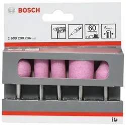 Schleifstift-Set, 5-teilig, 6 mm, 60, 25, 15, 15, 25, 20 x 24, 30, 30, 25, 25 mm
