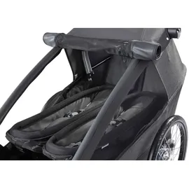 Croozer Yuuna Kinderanhänger grau