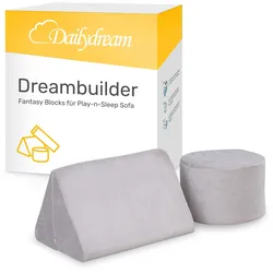 Fantasy Blöcke – Erweiterung für das Dailydream Spiel- und Schlafsofa, Grau