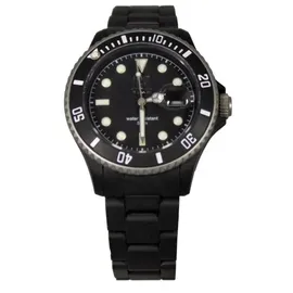 Light Time Quarz Uhr Kunststoff Schwarz 0 mm L141DKGSIL