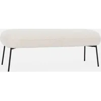 sweeek - Bank mit Bouclé-Bezug