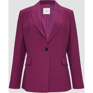 S.Oliver - Taillierter Blazer, Slim Fit, Damen, Rosa, 36