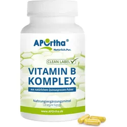 Vitamin-B-Komplex aus natürlichem Quinoasprossen-Pulver - 120 vegane Kapseln One Size