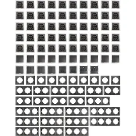 McPower Steckdosen-Schalter-Set Flair Megaset 100-teilig anthrazit
