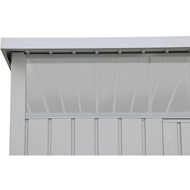 Duramax Metallgerätehaus Palladium 6x5 1,99 x 1,97 m silber