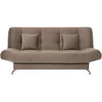 Mid.you Schlafsofa, Beige, Textil, 3-Sitzer, Füllung: Schaumstoff, Silikon, 192x89x89 cm, Made in EU, Liegefunktion, Kinder- & Jugendzimmer, Jugendmöbel, Jugendsofas