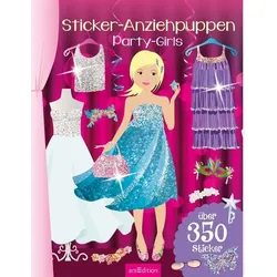 Sticker-Anziehpuppen - Party-Girls