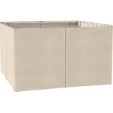 Seitenwand 4er Set Für 3x4m Pavillon Seitenteile Mit Haken 352 X 205 Cm Wasserdicht Stabil Winterfest Seitenteil Seitenwände Für Partyzelt Gartenpavillon Beige