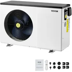 VEVOR Elektrische Pool-Wärmepumpe 3,22-15,25 kW Energiesparende variable Frequenz