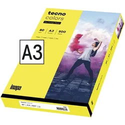 Inapa tecno Farbige Papiere »Rainbow / tecno Colors« gelb