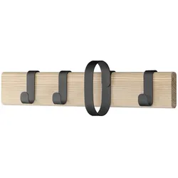 Fluke Garderobe mit abnehmbaren Haken 50 cm Eiche natur