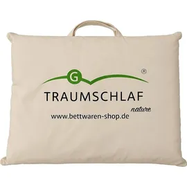 Traumschlaf Nature Merino Schurwolldecke leicht, Füllung: 100% Schurwolle 135x200 cm - weiß