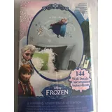 Room Mates Disney Frozen Anna, ELSA & Olaf mit Alphabet Wandtattoo, PVC, bunt, 48 x 13 x 2.5 cm