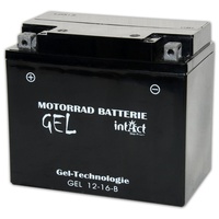Intact Bike-Power GEL Motorradbatterie (DIN 51912) YB16-B