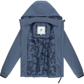 Ragwear Damen warme Wasserdichte Winterjacke mit Kapuze Dizzie Warm II Indigo Blue Gr. M - M