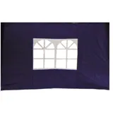 Lex 2er Set Seitenteile für Pavillon 3x3m Fenster  Seitenwand Faltpavillon Partyzelt Blau : Blau