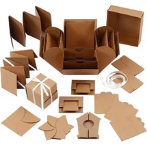 Creativ Company Explosion box - Brown (25380)