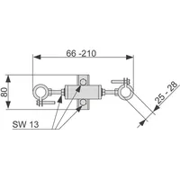 TECE profil Anschlusseinheit für Absperr- und Zählereinrichtung