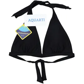 Aquarti Triangel-Bikini Damen Schwarz 42 Cup D