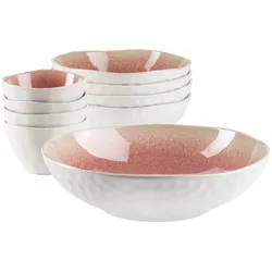 Mäser Salatschüssel-Set, Steinzeug Frozen