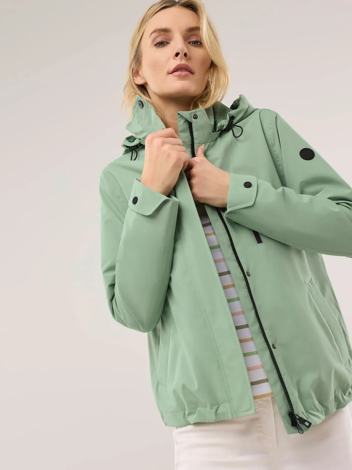 Walbusch Damen Aquastop Jacke Grün