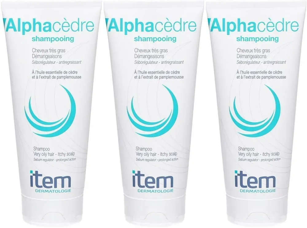 Item Shampoo Alpha Ceder 3x200 ml Shampoo